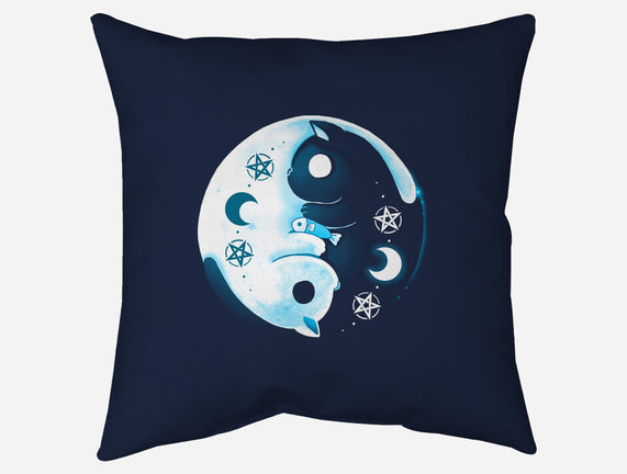 Yin Yang Moon Cats