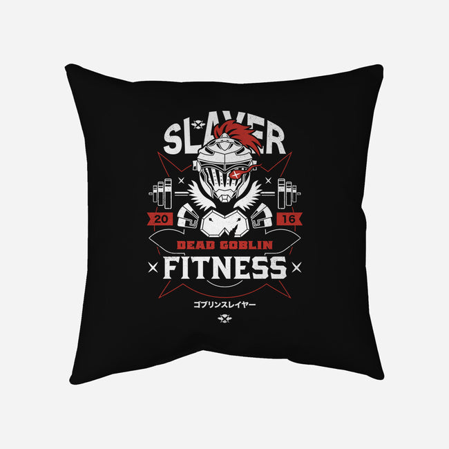 Dead Goblin Fitness-none removable cover throw pillow-Logozaste