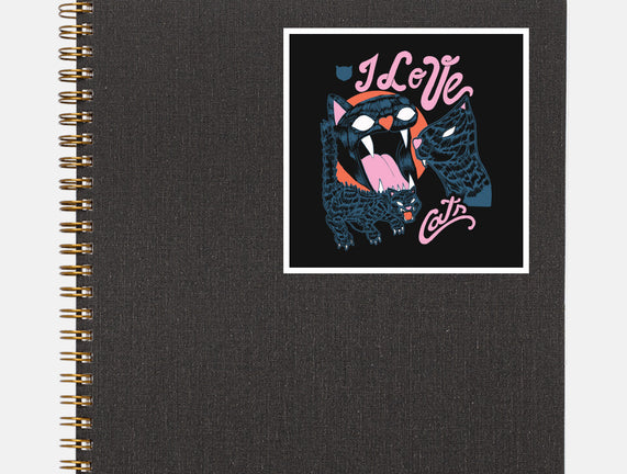 I Love Cats Vintage