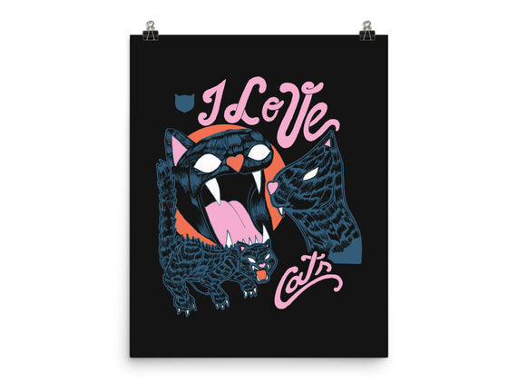 I Love Cats Vintage