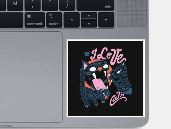 I Love Cats Vintage