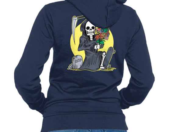 Death Holding Flowers