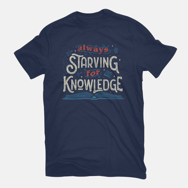 Starving For Knowledge-youth basic tee-tobefonseca