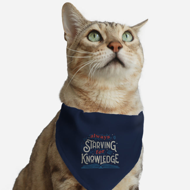 Starving For Knowledge-cat adjustable pet collar-tobefonseca