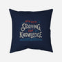 Starving For Knowledge-none removable cover throw pillow-tobefonseca