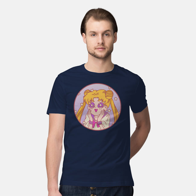 Pastel Moon-mens premium tee-fanfreak1