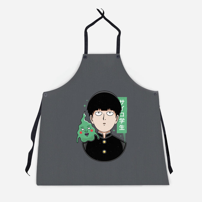 Psycho Student-unisex kitchen apron-Alundrart