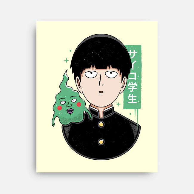 Psycho Student-none stretched canvas-Alundrart