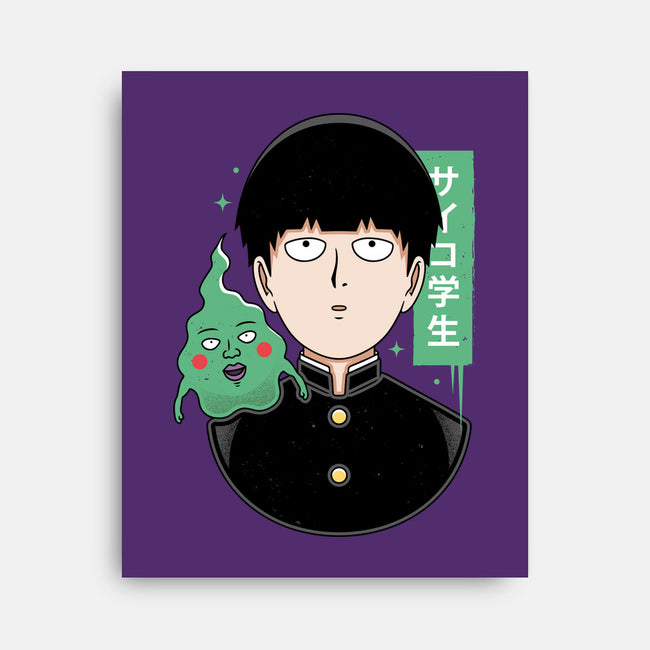Psycho Student-none stretched canvas-Alundrart