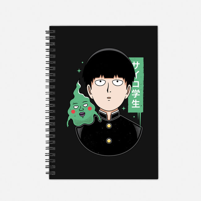 Psycho Student-none dot grid notebook-Alundrart