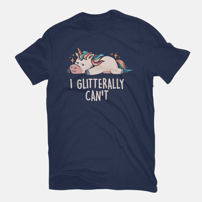 Glitterally Can't-youth basic tee-eduely