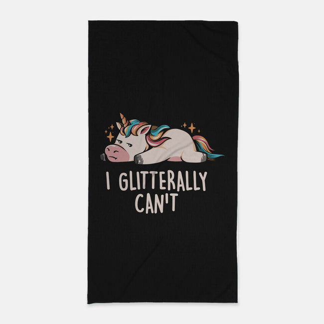 Glitterally Can't-none beach towel-eduely