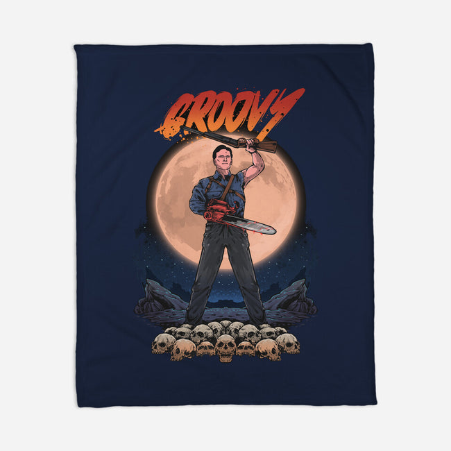 It's Groovy-none fleece blanket-Superblitz