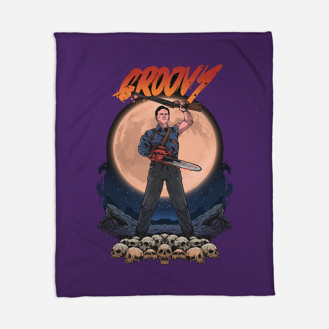 It's Groovy-none fleece blanket-Superblitz