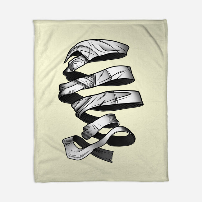 Unravelling Moon-none fleece blanket-drbutler