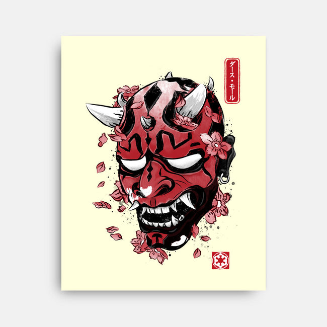 Darth Oni-none stretched canvas-DrMonekers
