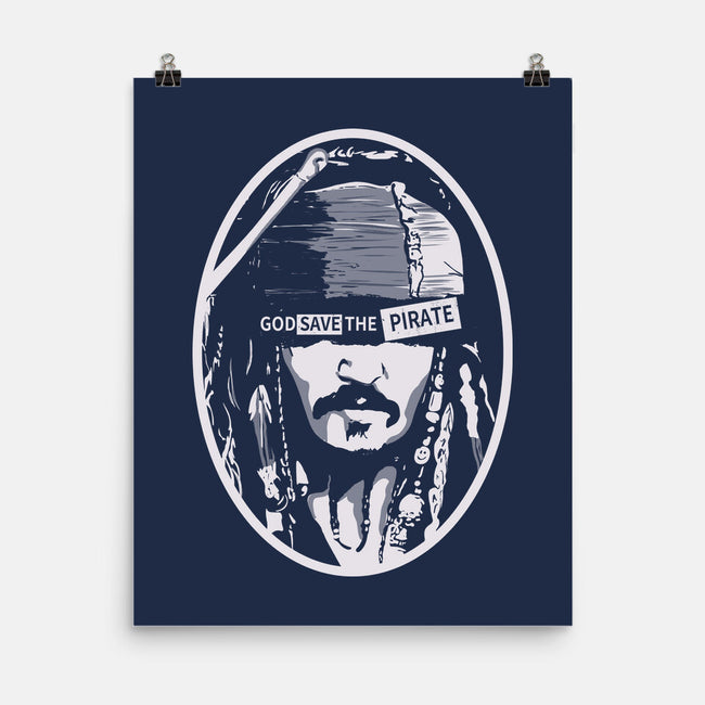 God Save The Pirate-none matte poster-Claudia