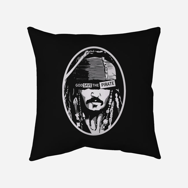 God Save The Pirate-none removable cover w insert throw pillow-Claudia