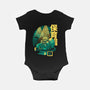 Velociraptor Nursery-baby basic onesie-Sketchdemao