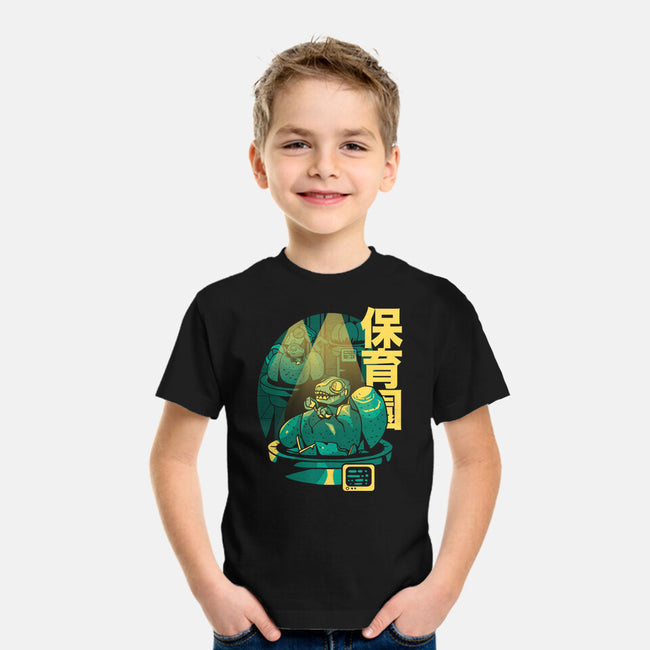 Velociraptor Nursery-youth basic tee-Sketchdemao