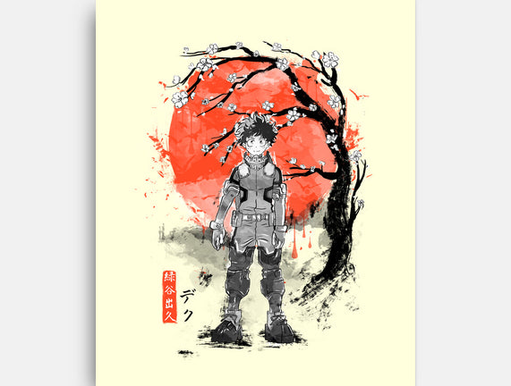 Deku At Sakura Tree