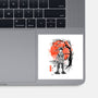 Deku At Sakura Tree-none glossy sticker-IKILO