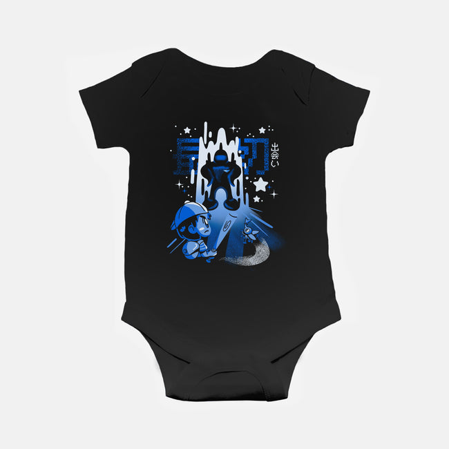 First Encounters-baby basic onesie-Sketchdemao