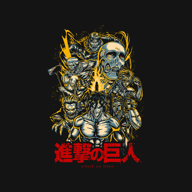 All The Titans For Attack-mens basic tee-Knegosfield