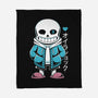 Sans Lazy Bones-none fleece blanket-Alundrart