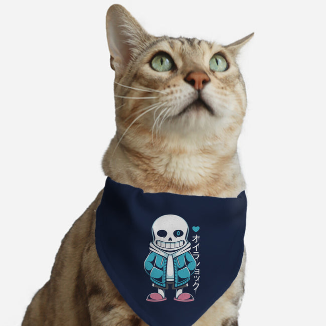 Sans Lazy Bones-cat adjustable pet collar-Alundrart