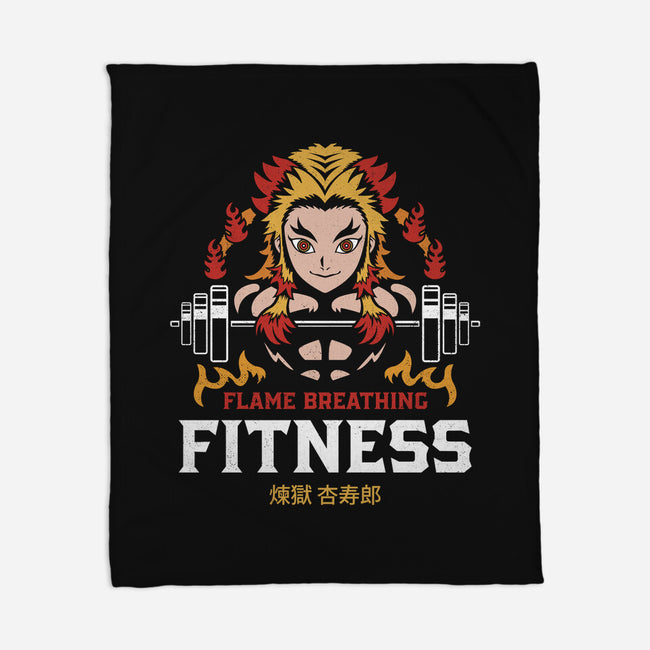 Flame Breathing Fitness-none fleece blanket-Logozaste