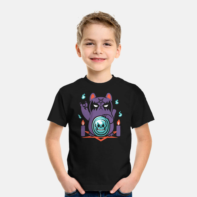 Bad Luck Cat-youth basic tee-tobefonseca