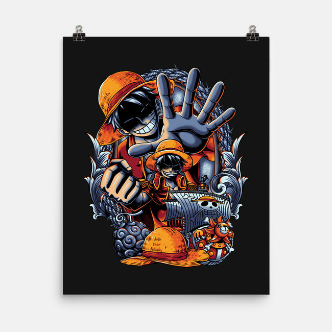 Pirate King-none matte poster-Badbone Collections