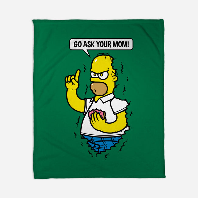 Go Ask Your Mom-none fleece blanket-krisren28