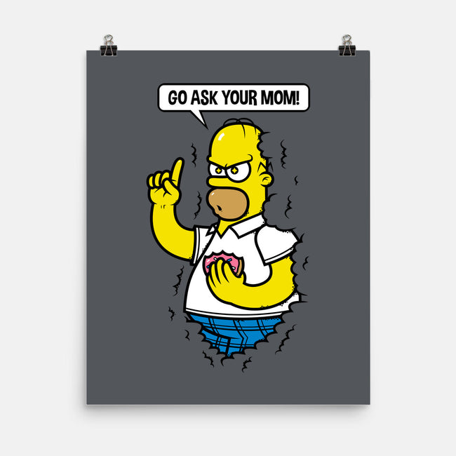 Go Ask Your Mom-none matte poster-krisren28