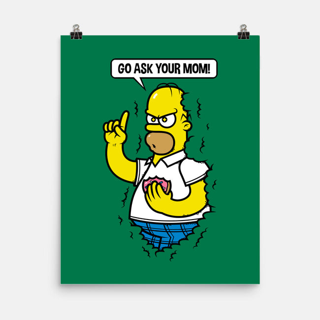 Go Ask Your Mom-none matte poster-krisren28