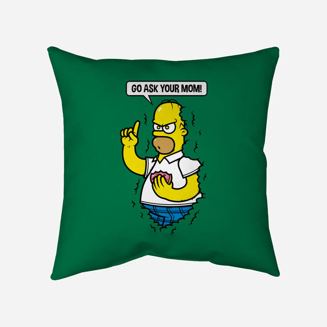 Go Ask Your Mom-none removable cover w insert throw pillow-krisren28