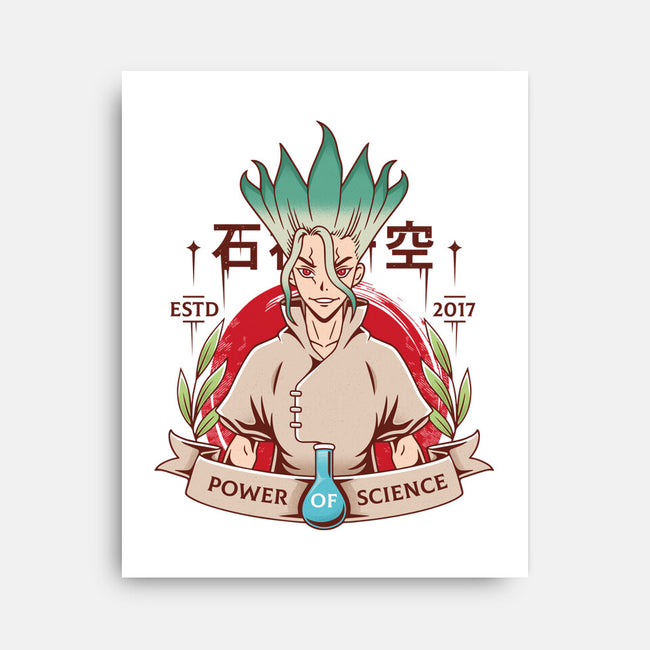 The Power Of Science-none stretched canvas-Alundrart