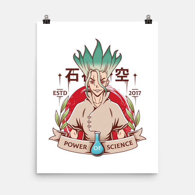 The Power Of Science-none matte poster-Alundrart