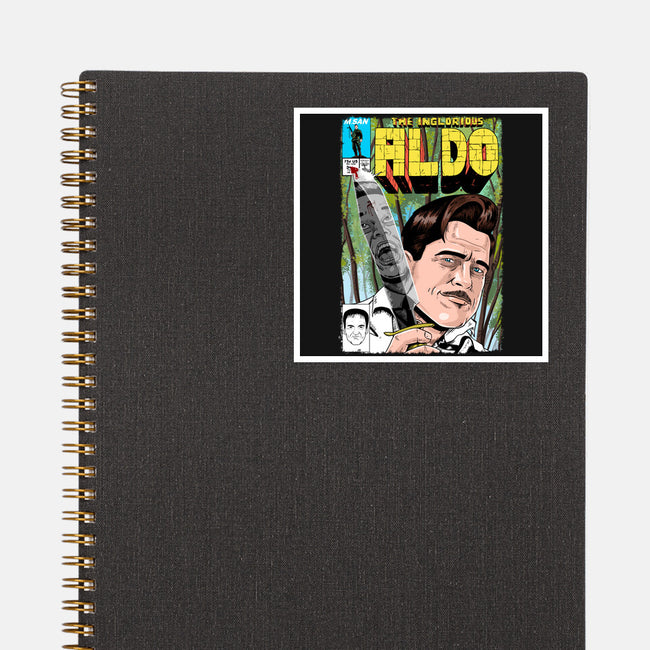 The Inglorious Aldo-none glossy sticker-MarianoSan
