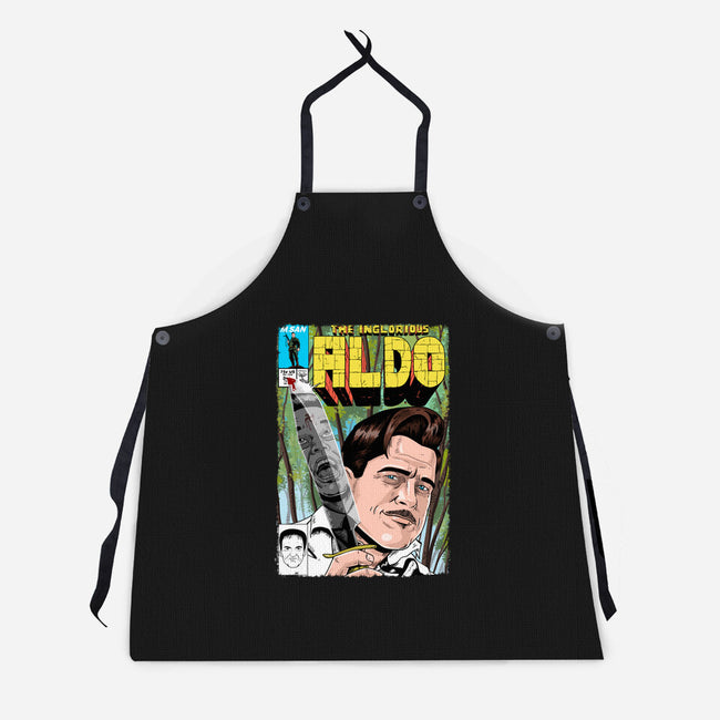 The Inglorious Aldo-unisex kitchen apron-MarianoSan