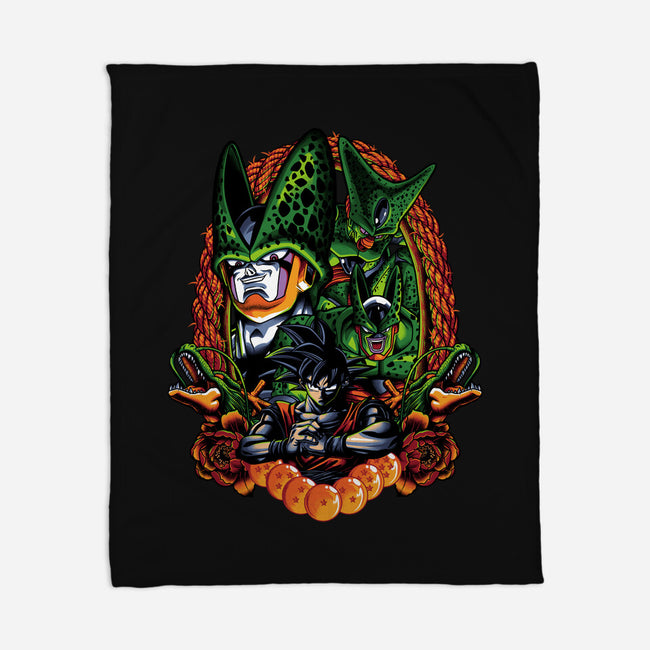 Android Eater-none fleece blanket-Badbone Collections