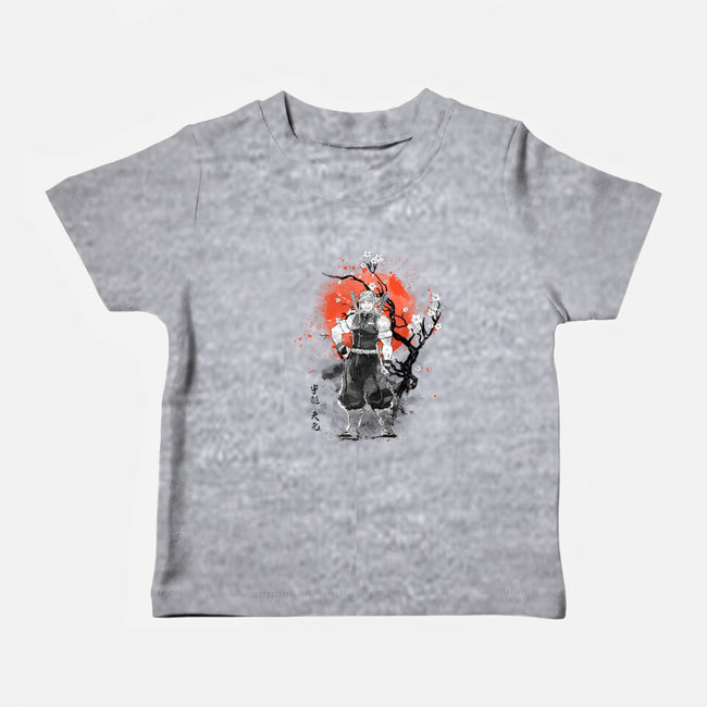 Uzui At Sakura Tree-baby basic tee-IKILO