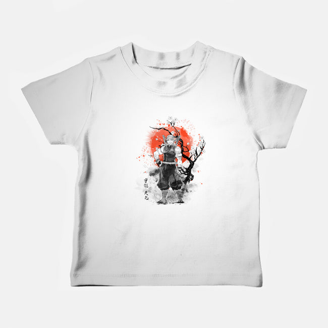 Uzui At Sakura Tree-baby basic tee-IKILO