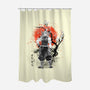 Uzui At Sakura Tree-none polyester shower curtain-IKILO