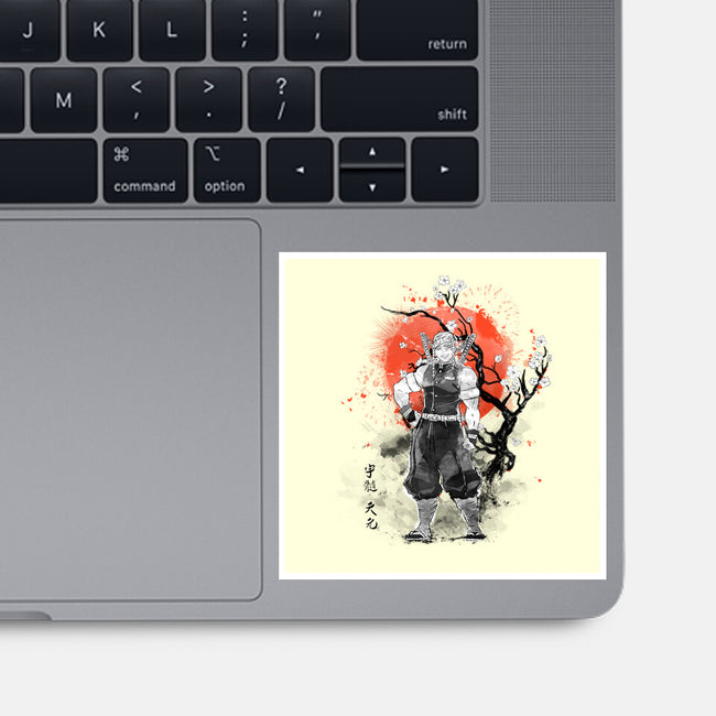 Uzui At Sakura Tree-none glossy sticker-IKILO