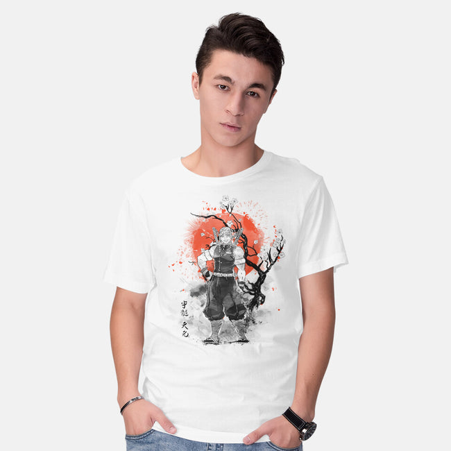 Uzui At Sakura Tree-mens basic tee-IKILO