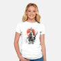 Uzui At Sakura Tree-womens fitted tee-IKILO