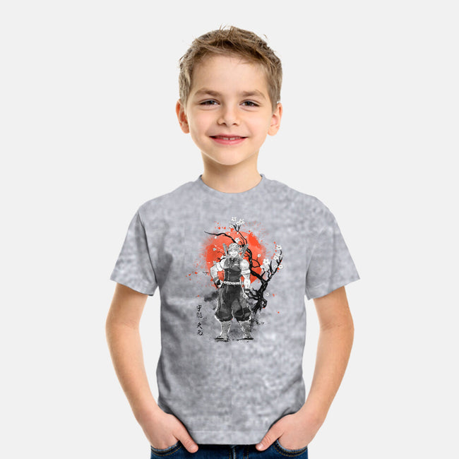 Uzui At Sakura Tree-youth basic tee-IKILO