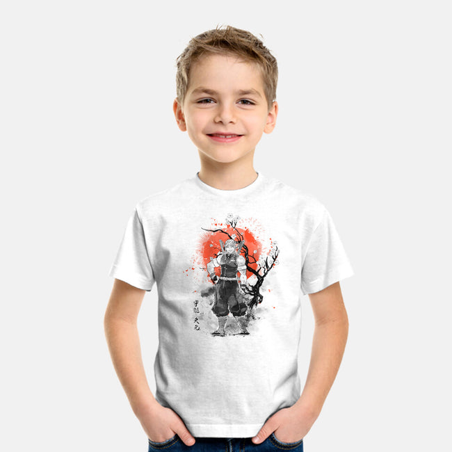 Uzui At Sakura Tree-youth basic tee-IKILO